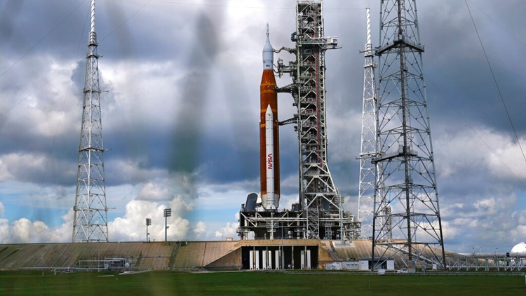 Countdown to launch begins for NASA moon rocket