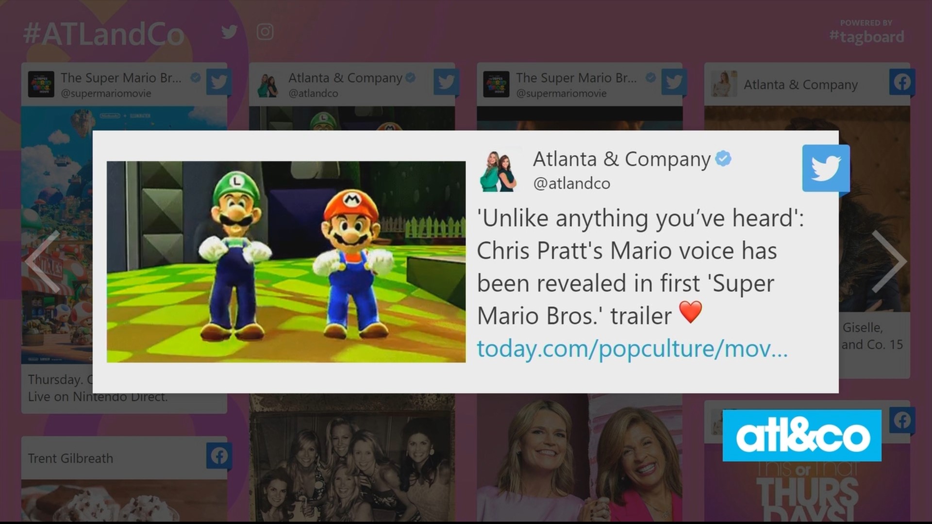 Check out the first teaser trailer for animated feature 'Super Mario Bros.' with Chris Pratt.
