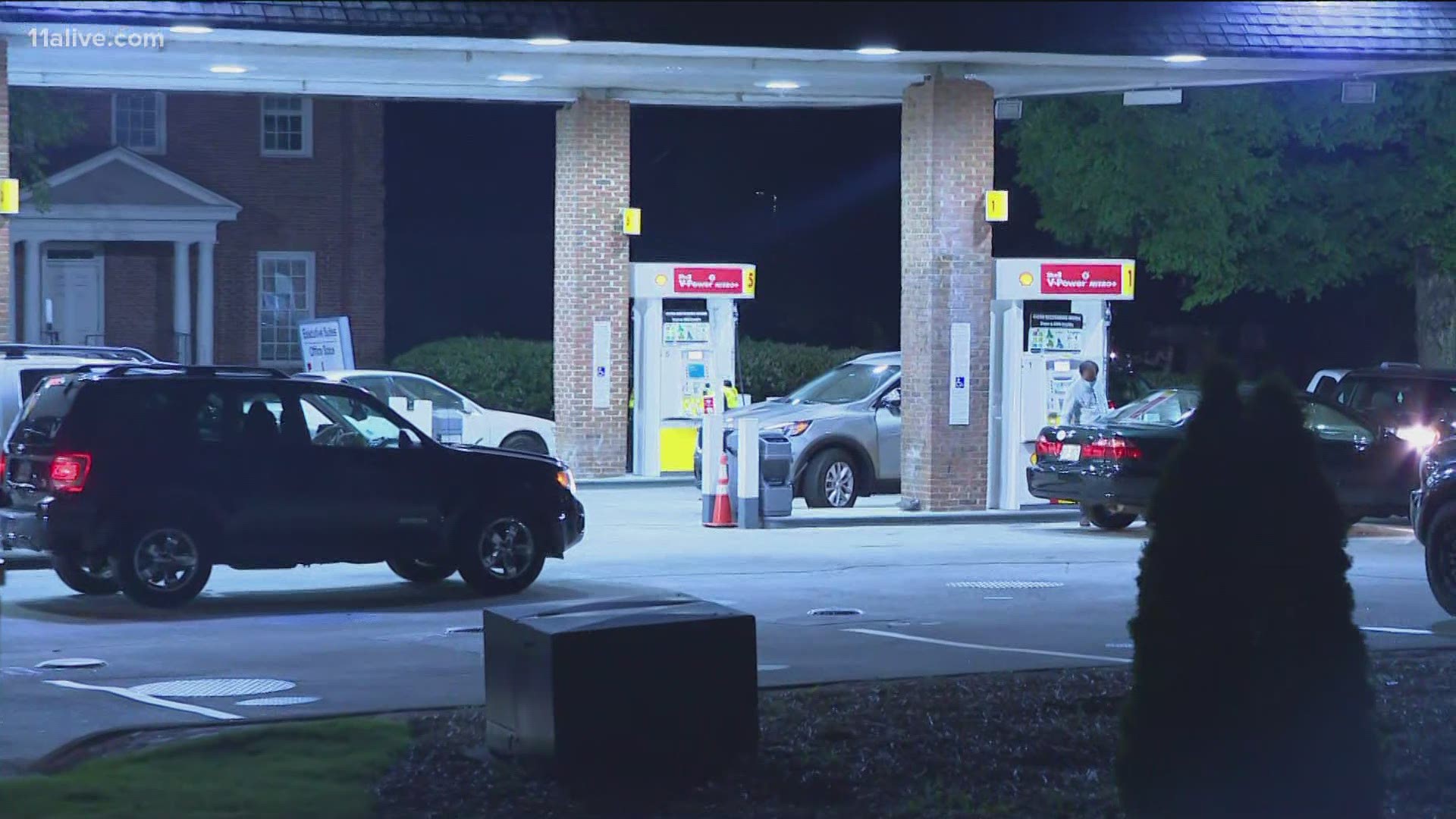 People are lined up outside gas stations around metro Atlanta. Some stations are out of gas.