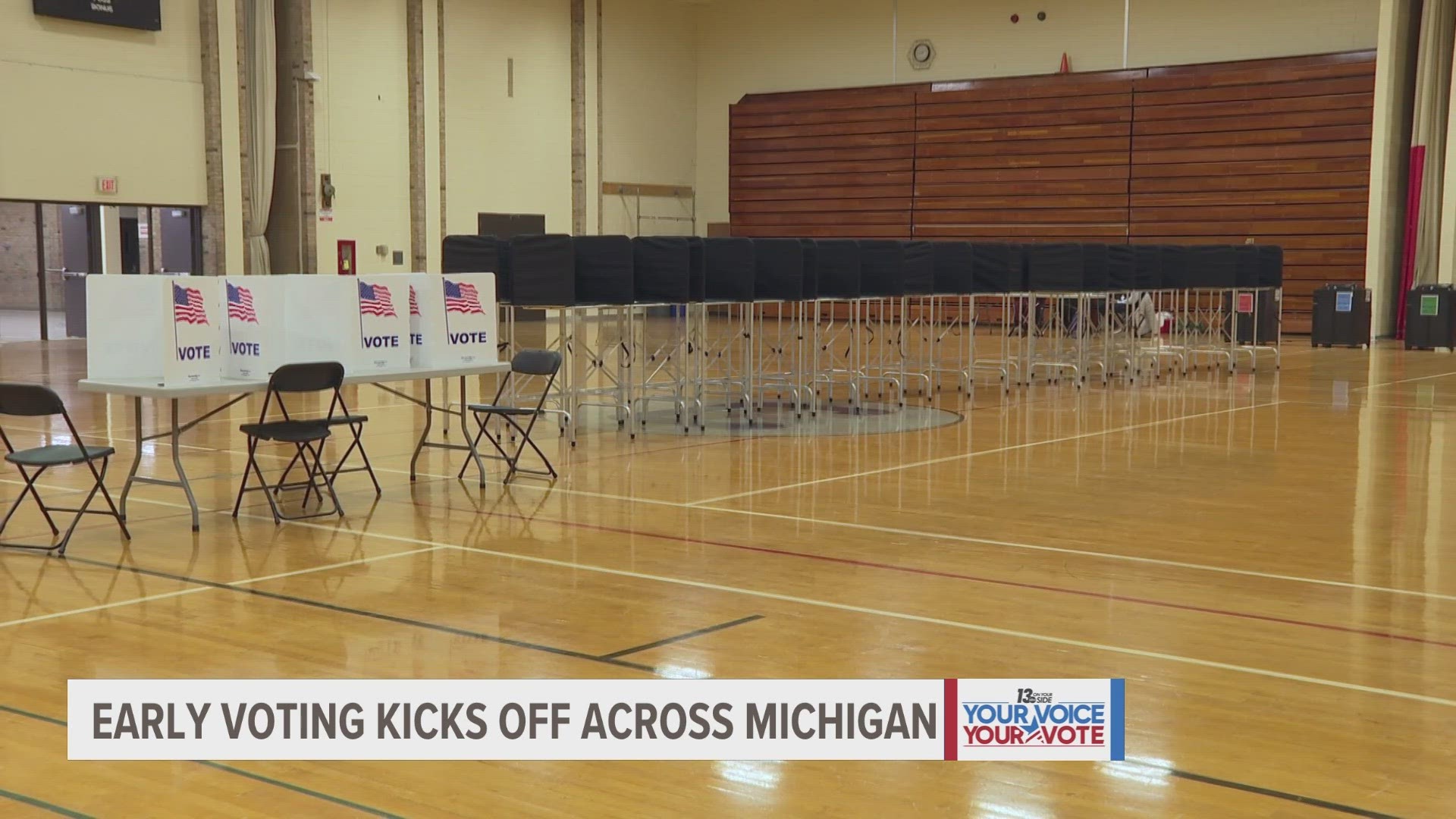 Multiple locations across West Michigan were open for voters on Saturday, including local schools, town halls and community centers.