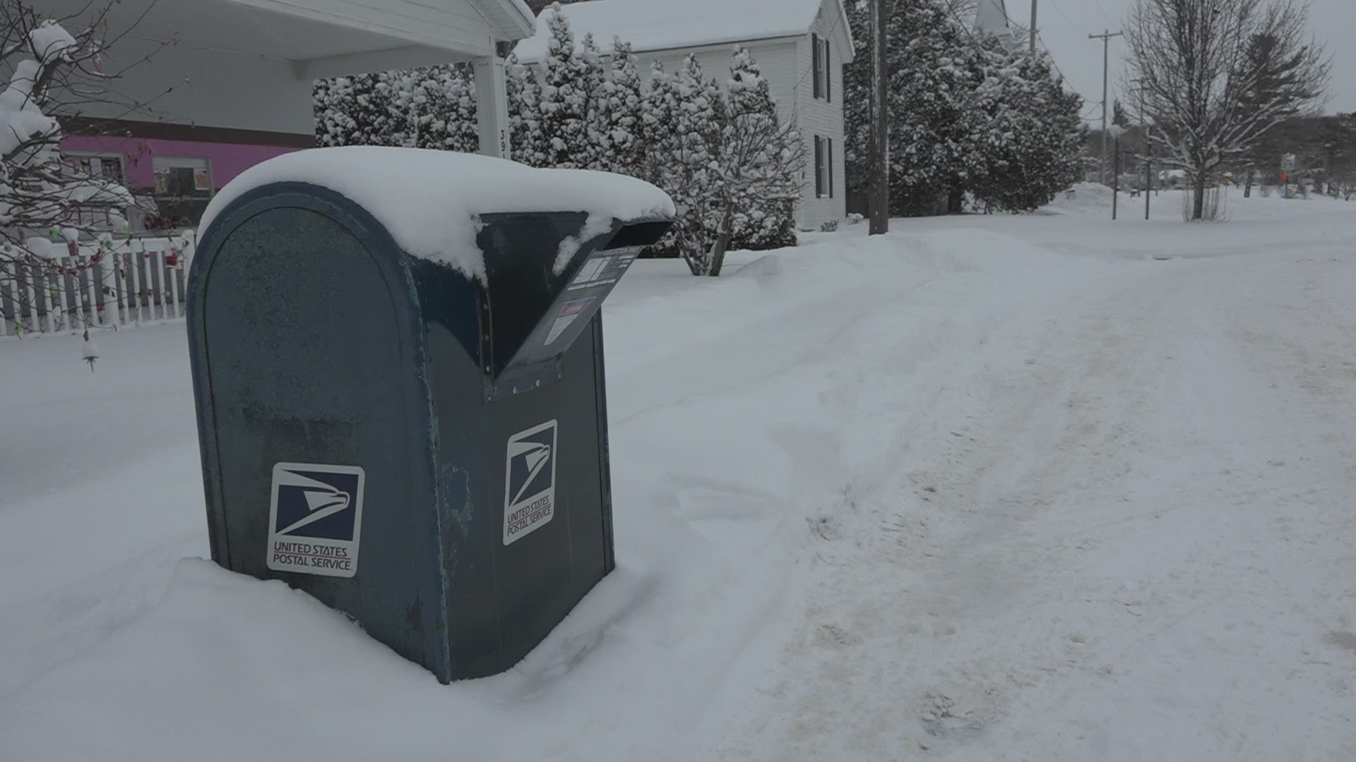 Postal workers are asking for patience as they attempt to get through the snow.