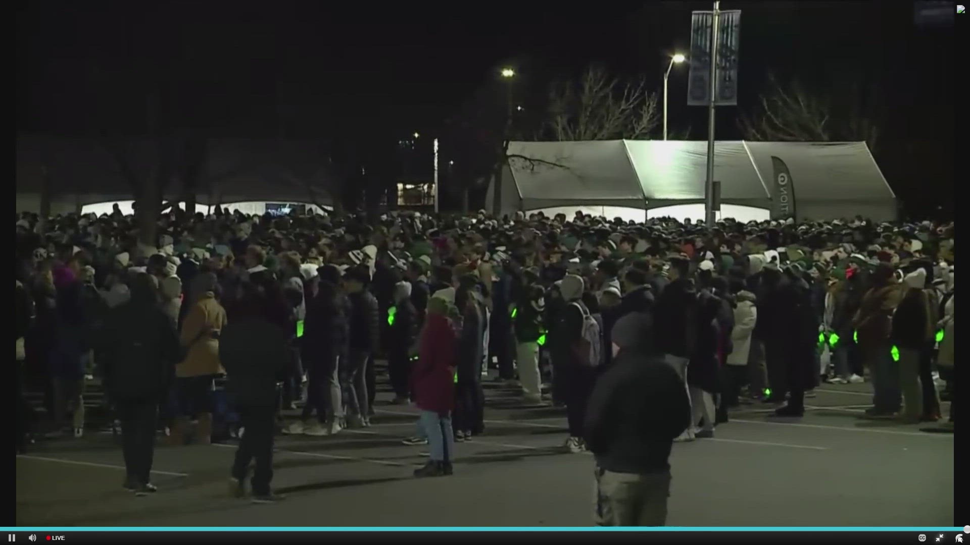 Michigan State University shared a somber evening remembering the lives of Alex, Arielle and Brian, as well as those hurt in the Feb. 13, 2023 campus shooting.