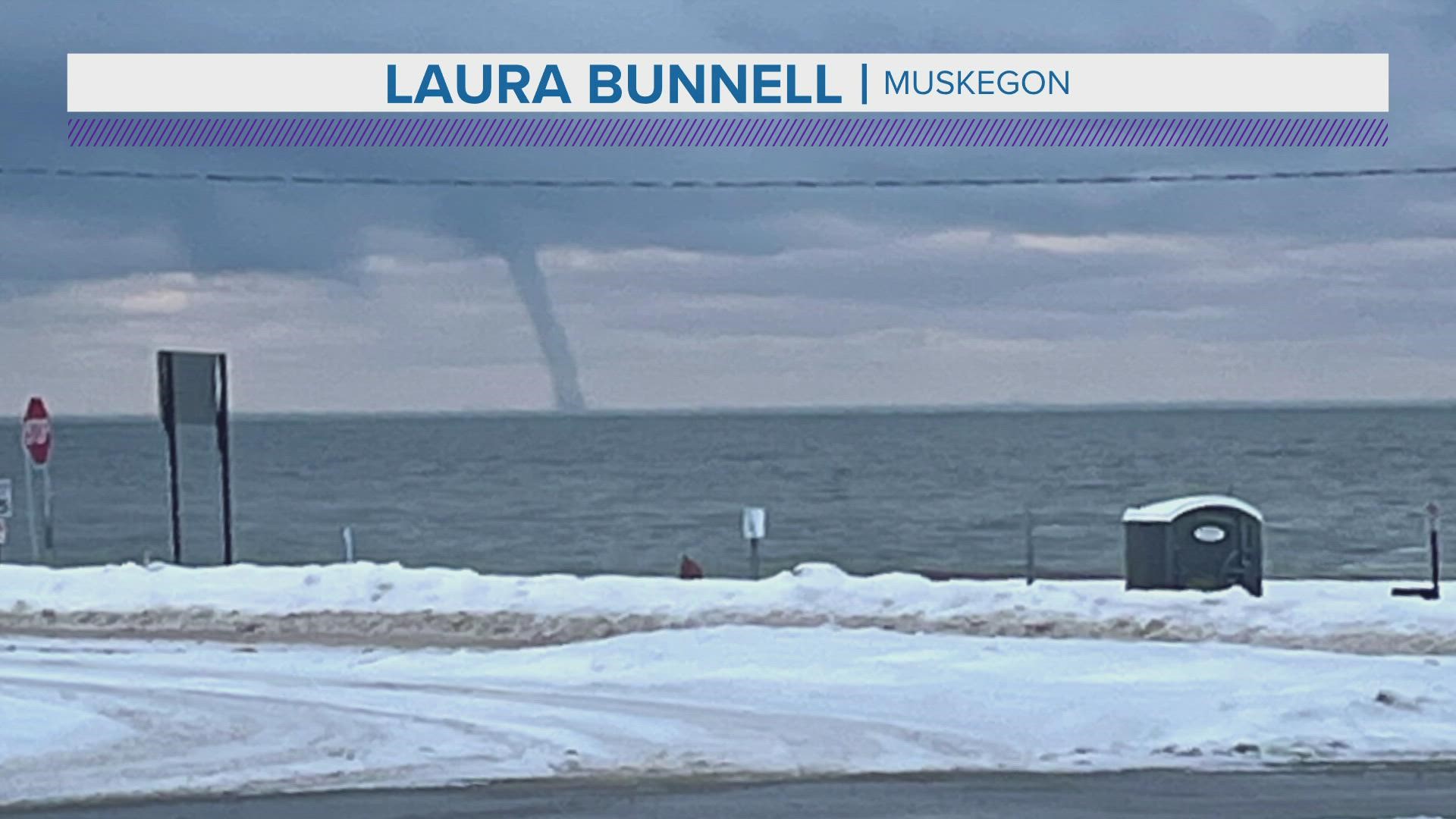 We've seen a few photos of waterspouts around West Michigan from this week, something pretty rare for January. Meteorologist Michael Behrens explains how they form!