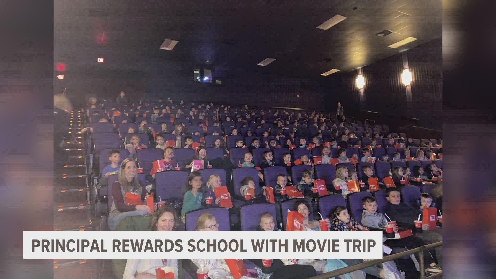 Students here at Cummings Elementary were surprised this week, when their principal rewarded their reading efforts by saying "lets-a go" to the Super Mario Movie.