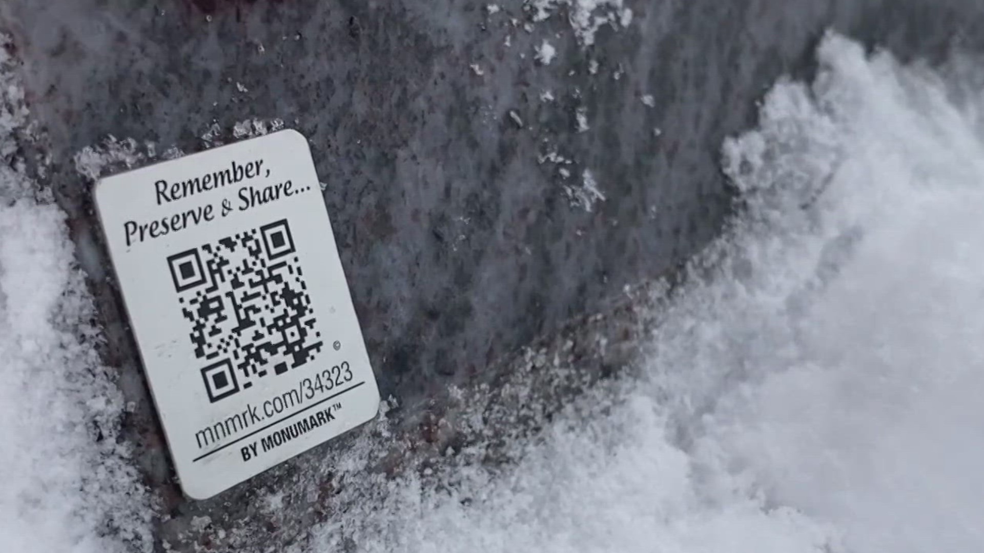 People remembering loved ones after they've passed away, are trying something new. They are purchasing QR codes for their gravestones.