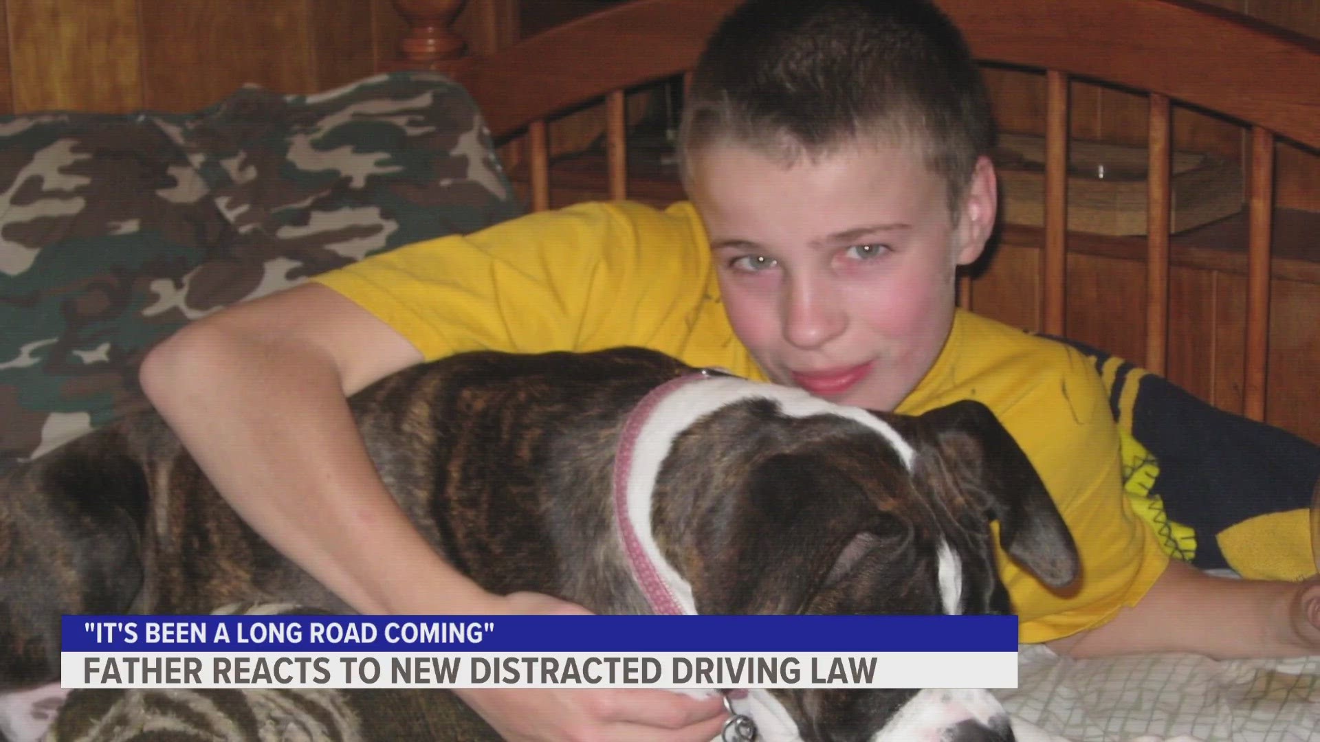 Jim Freybler has been working to increase distracted driving laws since his son, Jacob, died in 2014 texting while driving.