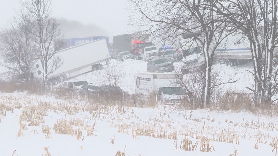 'It was just a white wall' | Drivers describe I-196 pileup involving 100+ cars