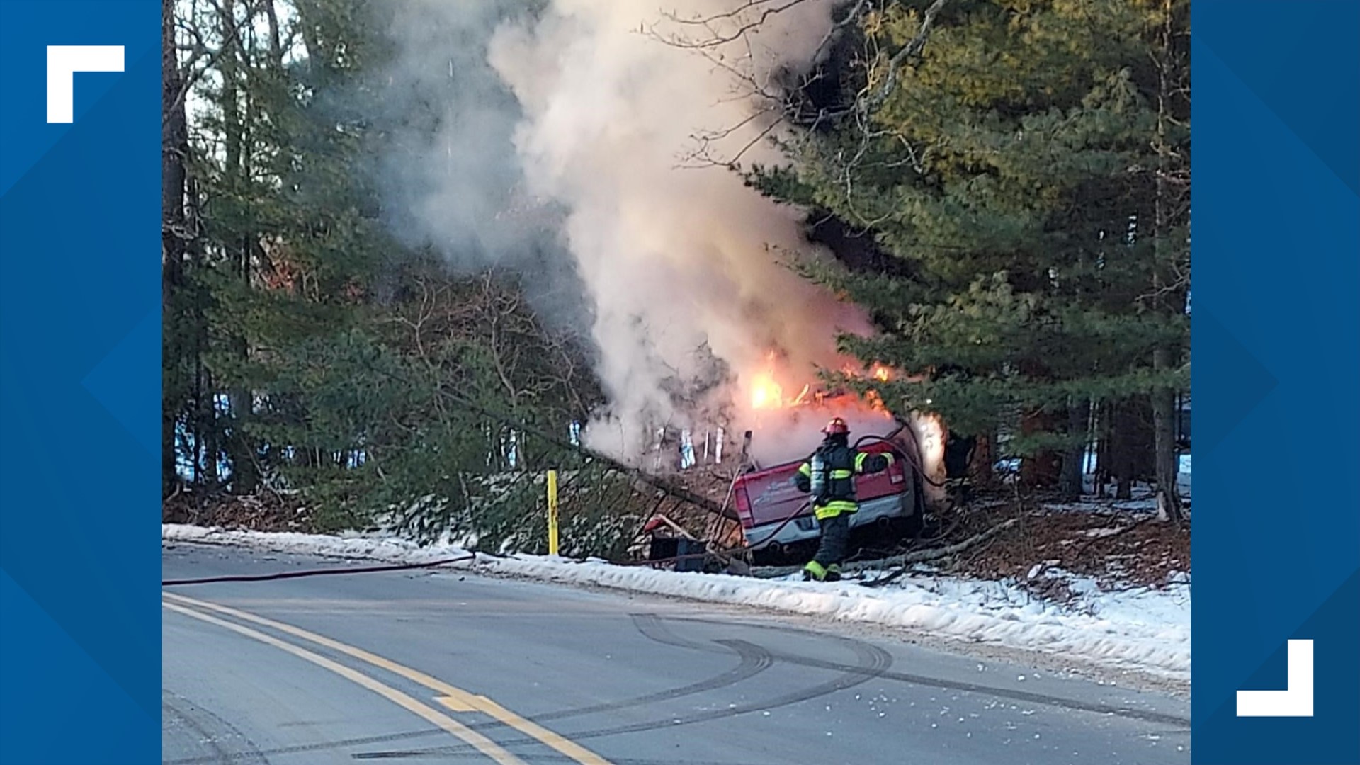 Good Samaritan recounts rescuing driver from burning truck | wtol.com
