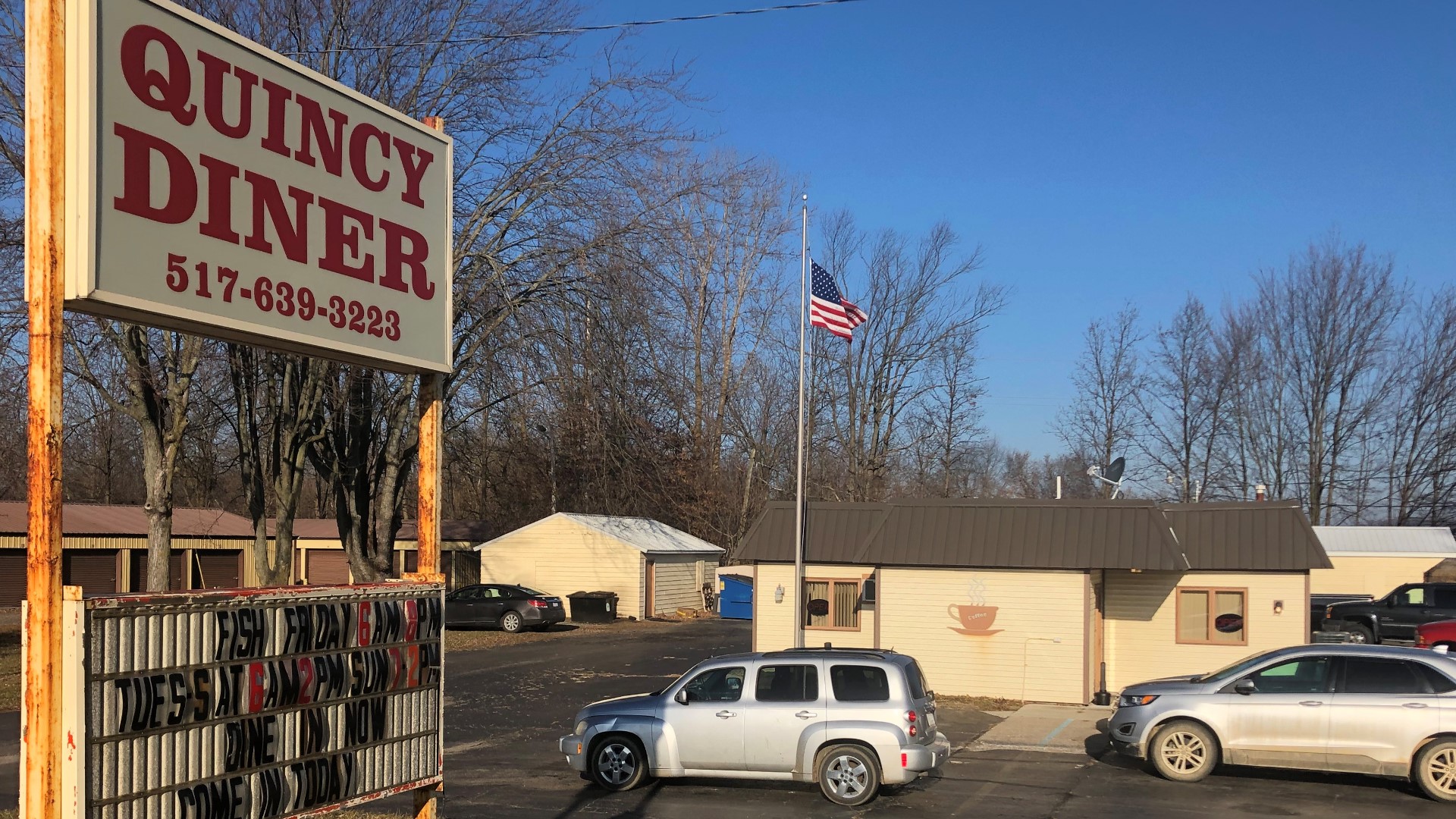 John Parney, the owner of the Quincy Diner, decided to reopen for business Dec. 7, and is in violation of Michigan's shut down order.