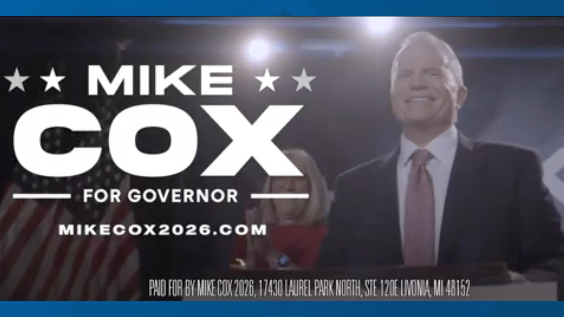 Mike Cox is a former Michigan Attorney General, serving two terms beginning in 2003.