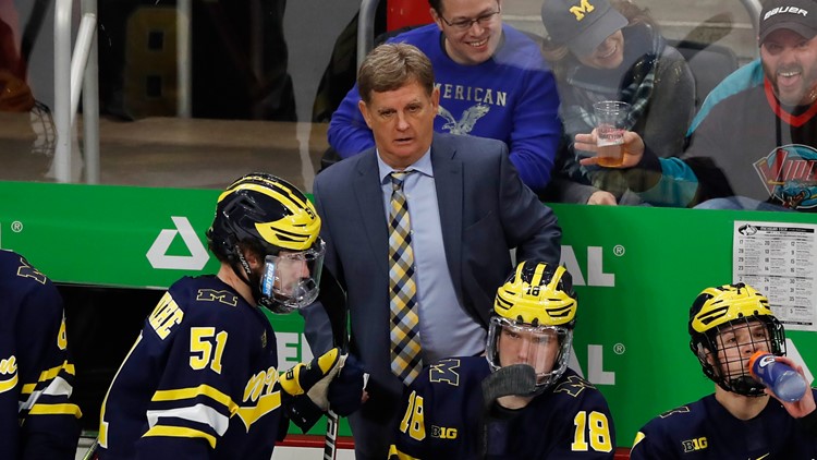 Michigan cuts ties with embattled hockey coach Mel Pearson